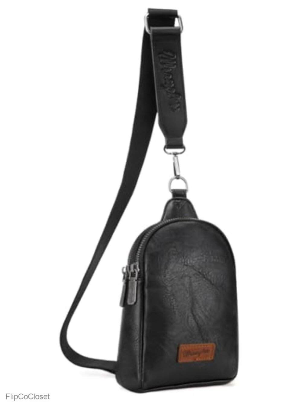 PU Leather Crossbody Sling Bag Small Adjustable Travel Purse